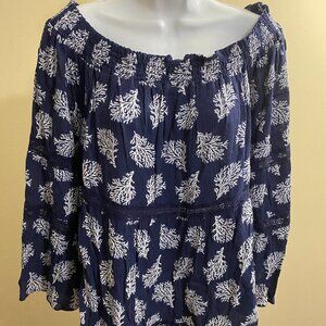 Size L Michael Kors Off Shoulder Blouse
